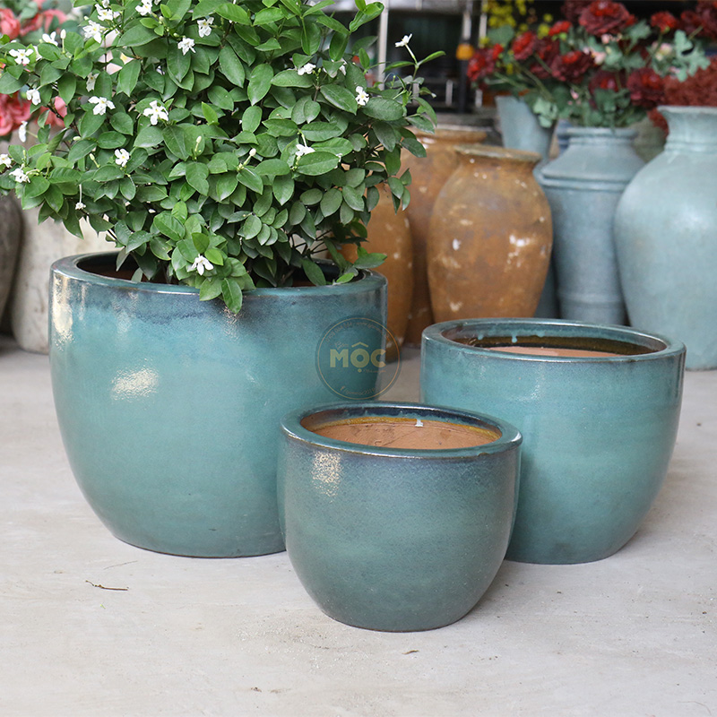 3443 OD Trứng 24x24x19 Xanh Rêu